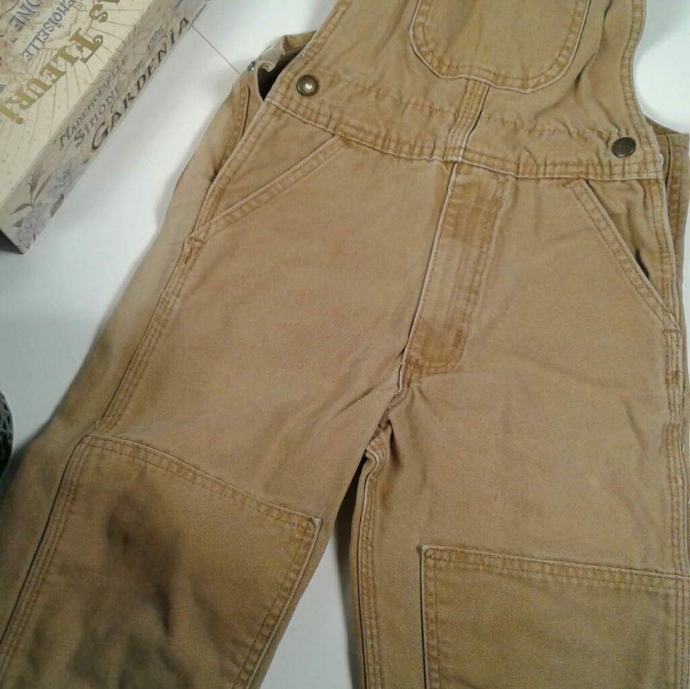 Carhartt boys denim overalls
